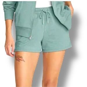 NWT EDDIE BAUER Women's Cozy Camp Shorts - Dusty Loden XL